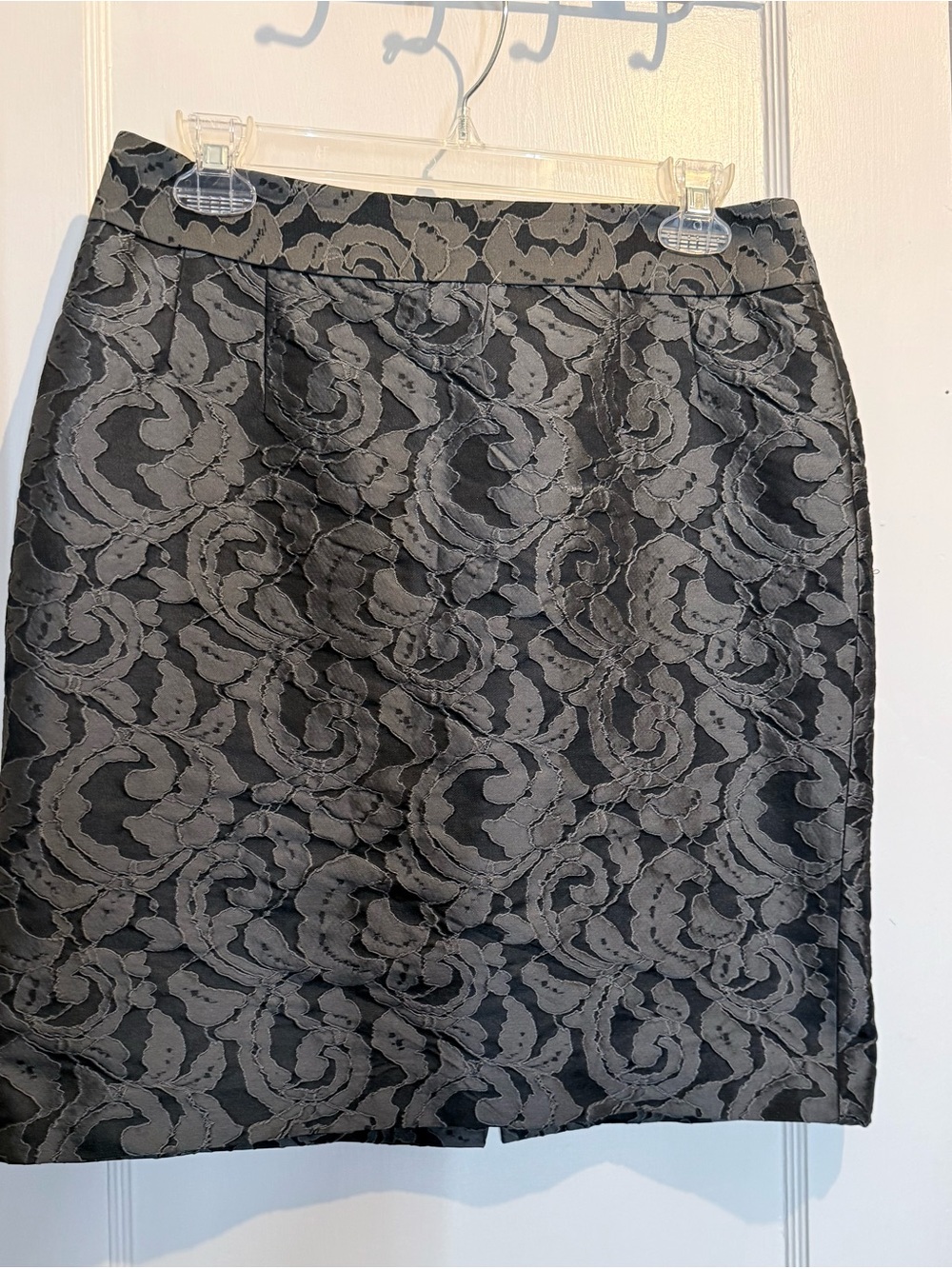 Banana Republic Black and Gray Mini Skirt